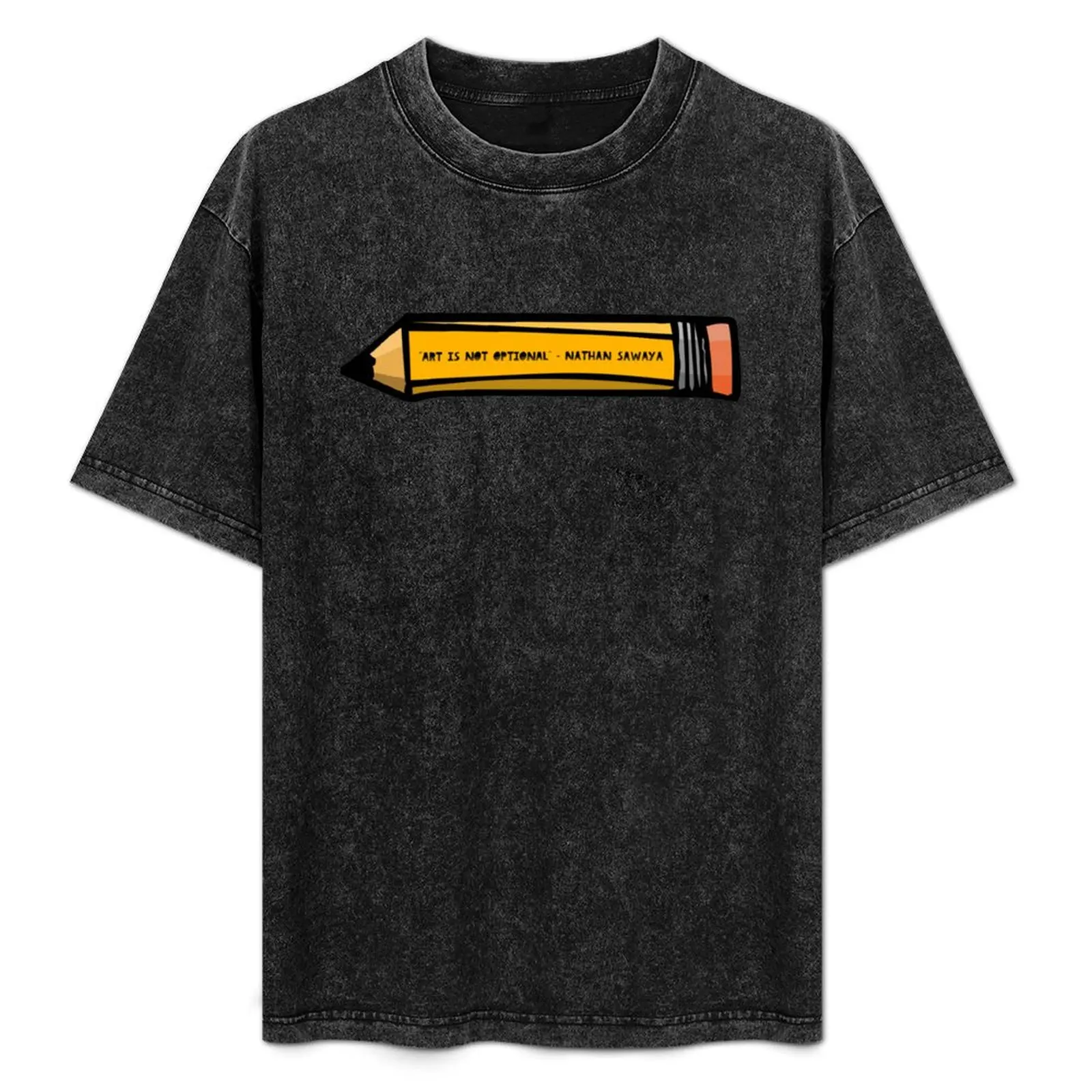 

Art is not optional' T-Shirt Construction Work Tee Shirt