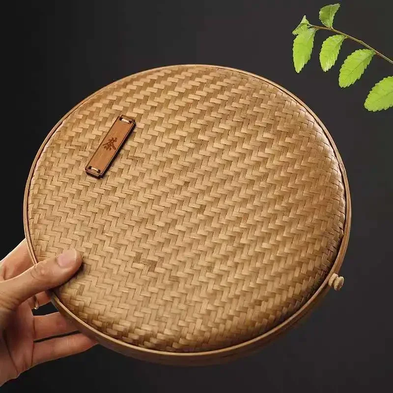 

Customizable Pu 'Er Tea Storage Box Bamboo Woven Brick