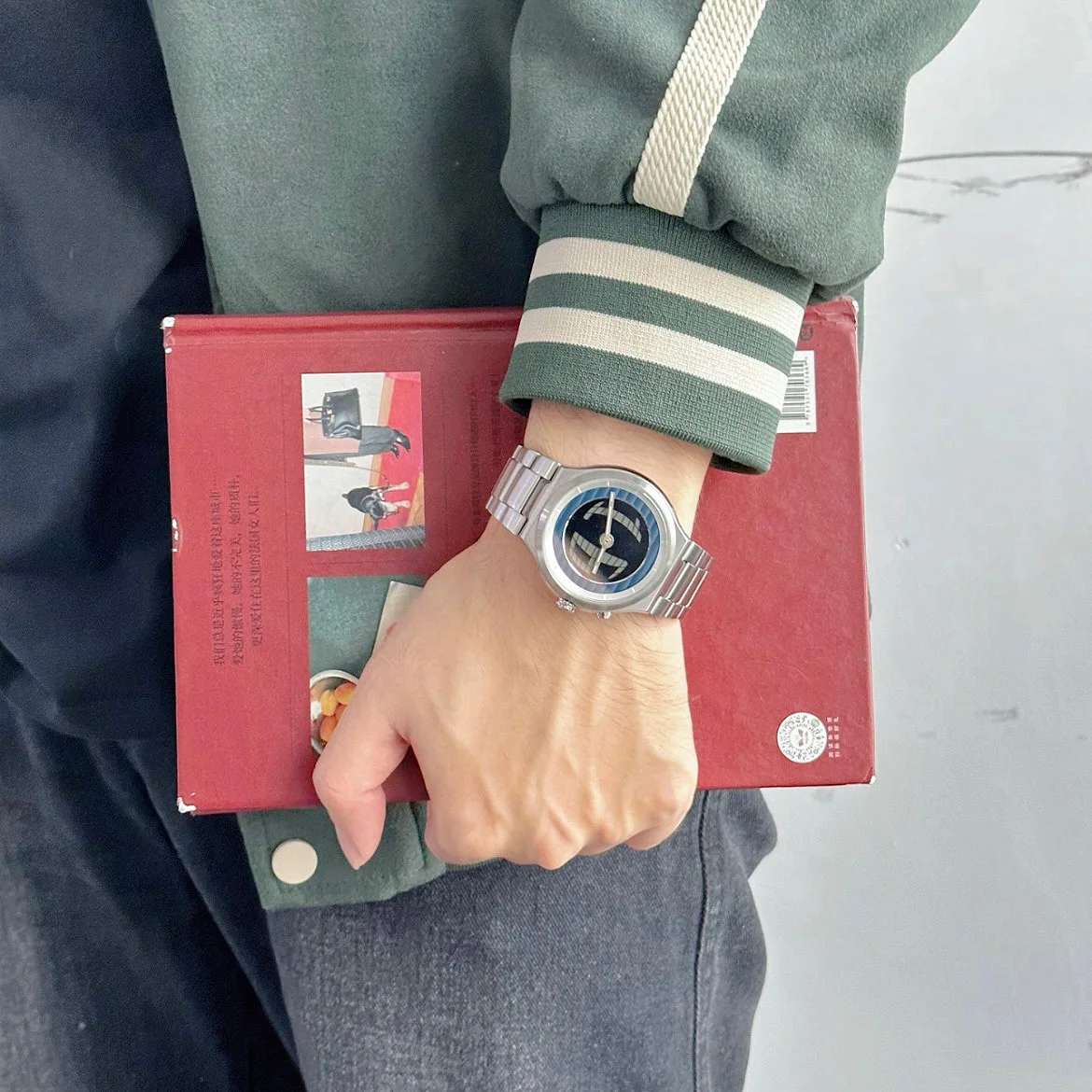 

GX550 BENLYDESIGN SpinDial 6 Discover the charm of the Silver Blue Bigtic with Patek Philippe-level surface treatment Purple You