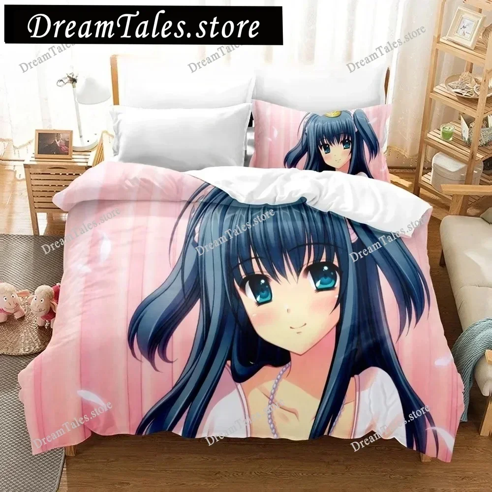 New 3D Priningt Kawaii Girls Yae Sakura (Shuffle!) Bedding Set Cartoon Anime Three-piece Set Adult Kid Bedroom Duvetcover Sets59