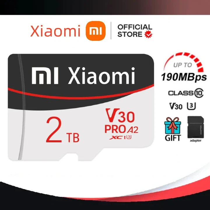 Xiaomi Class 10 Mini Sd Memory Card 2TB 1TB Micro TF SD Card 128GB Mobile Phone TF Flash Card Cartao De Memoria For Samsung PC