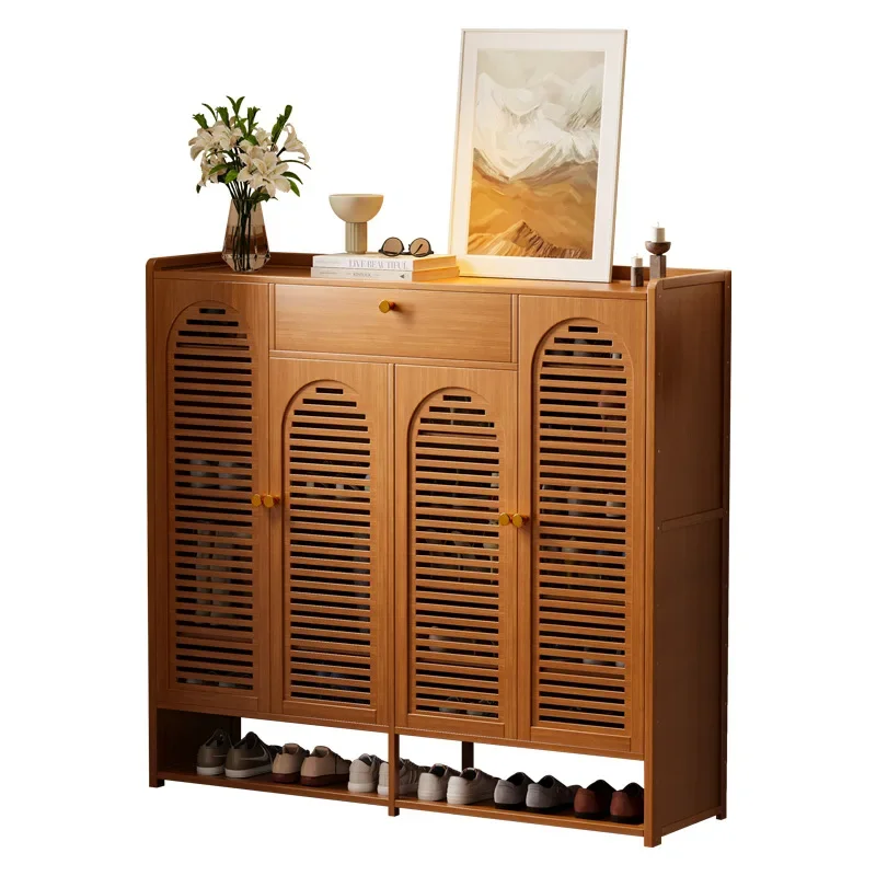 

Nordic Shoe cabinet entrance door multi-layer shoe rack household living room locker simple storage