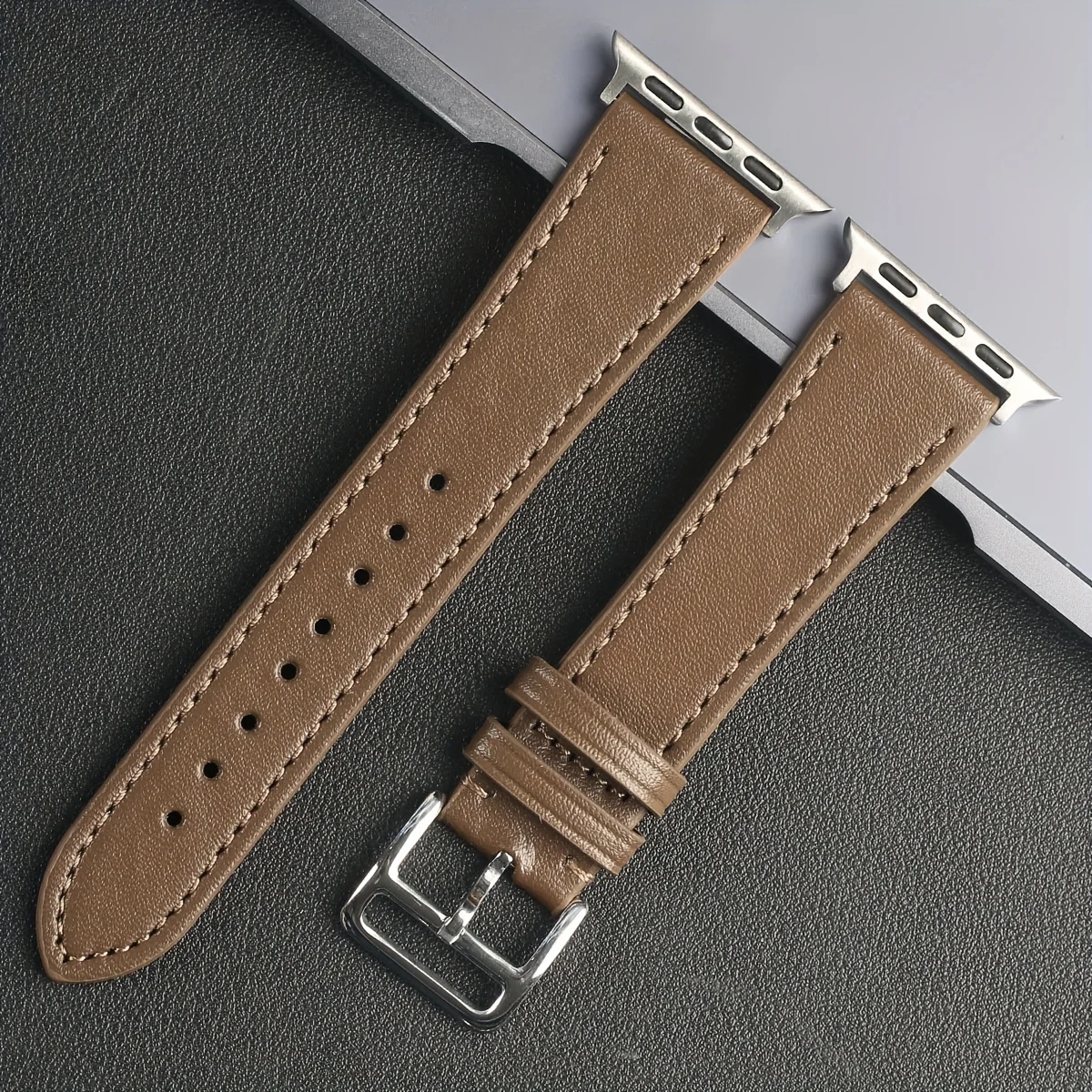 Cinturino in pelle per iWatch, cinturino per Apple Watch 44/45/49mm, per iWatch 38/40/41/42mm Ultra Series 8 7 6 5 4 3 2 1 SE Uomo e donna