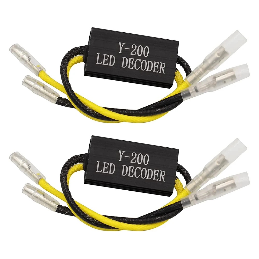 12V Motorcycle LED Load Resistor LED Decoder LED Indicator Flasher Turn Signal Fault Eliminator For Motorcycle Scooter
