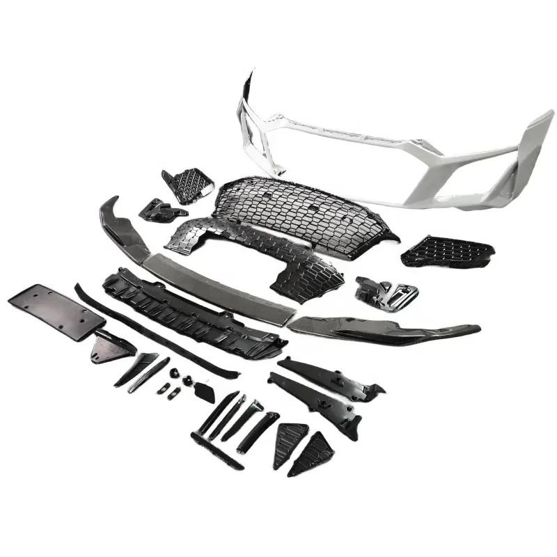 Automotive parts for R8 2016-2017 upgrade 2021-2022 new style front bumper grill body kit