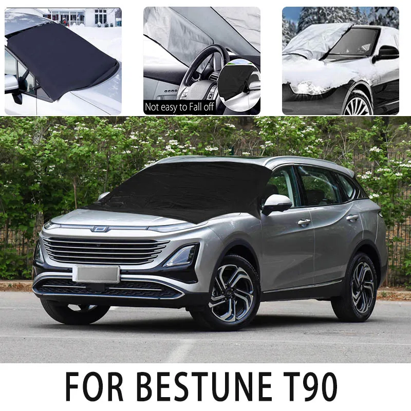 

Car snow cover front cover for BESTUNE T90 snowprotection heat insulation shading, wind Frost prevention car accessories