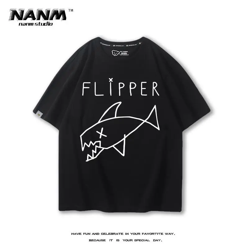 كورت كوبينت-قميص البنادق الزهور البيتلز كوت كوبين نيرفانا نيرفانا روك باند طاقم الرقبة القطن فضفاضة قصيرة الأكمام