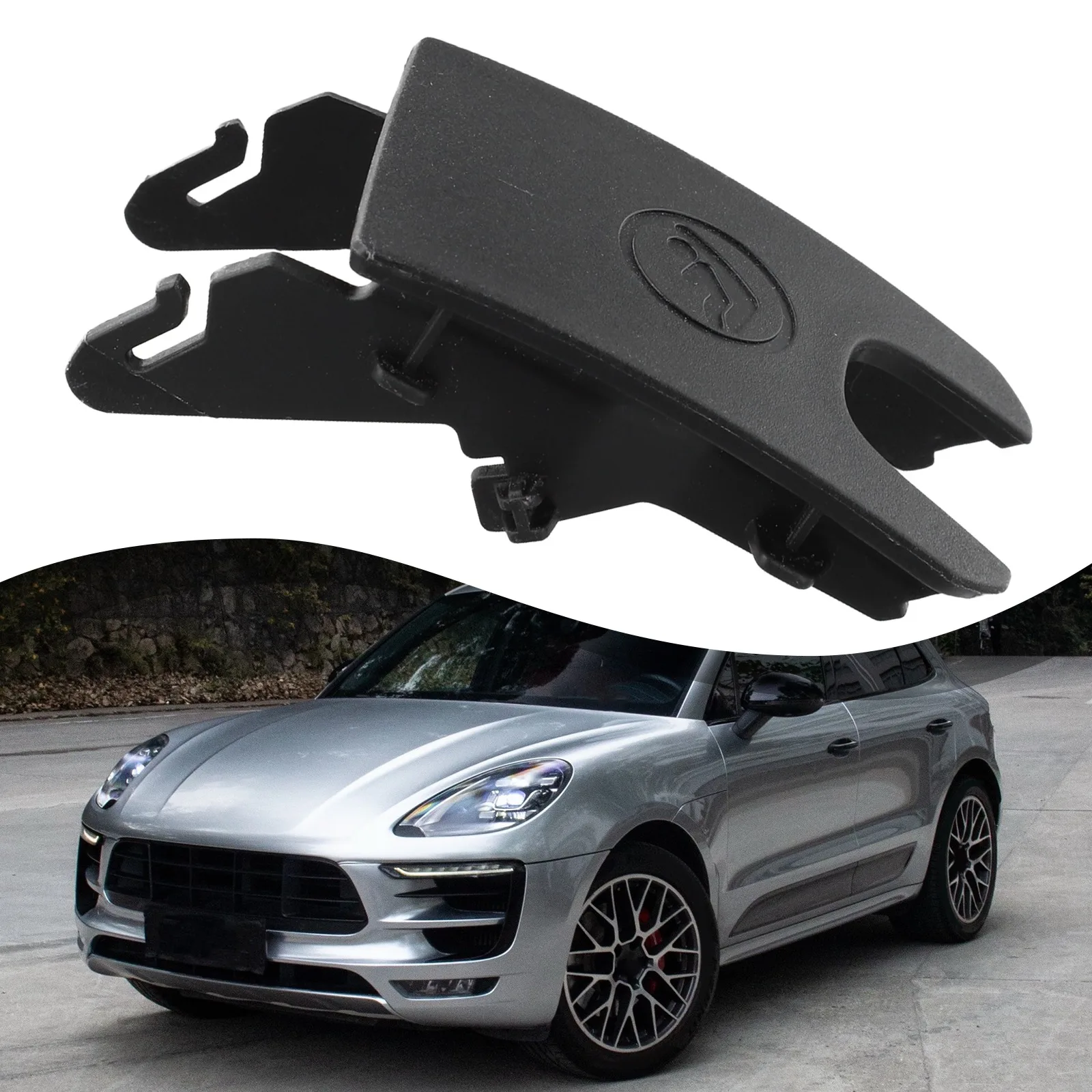 Para cubierta Isofix para Porsche para Macan asiento infantil hebilla embellecedora asiento de seguridad trasero Compatible con sistema Isofix