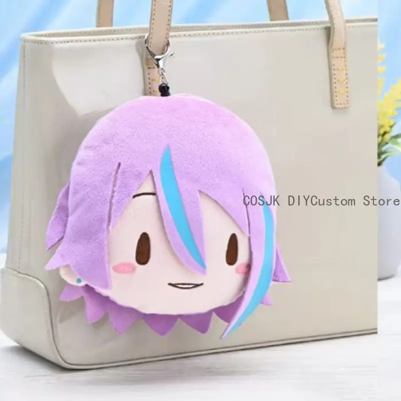 Llavero de Peluche Redondo de 10cm de Anime Project Sekai Kamishiro Rui Tenma Tsukasa, Mini Dango, Colgante, Accesorio para Bolsa, Regalo de Navidad