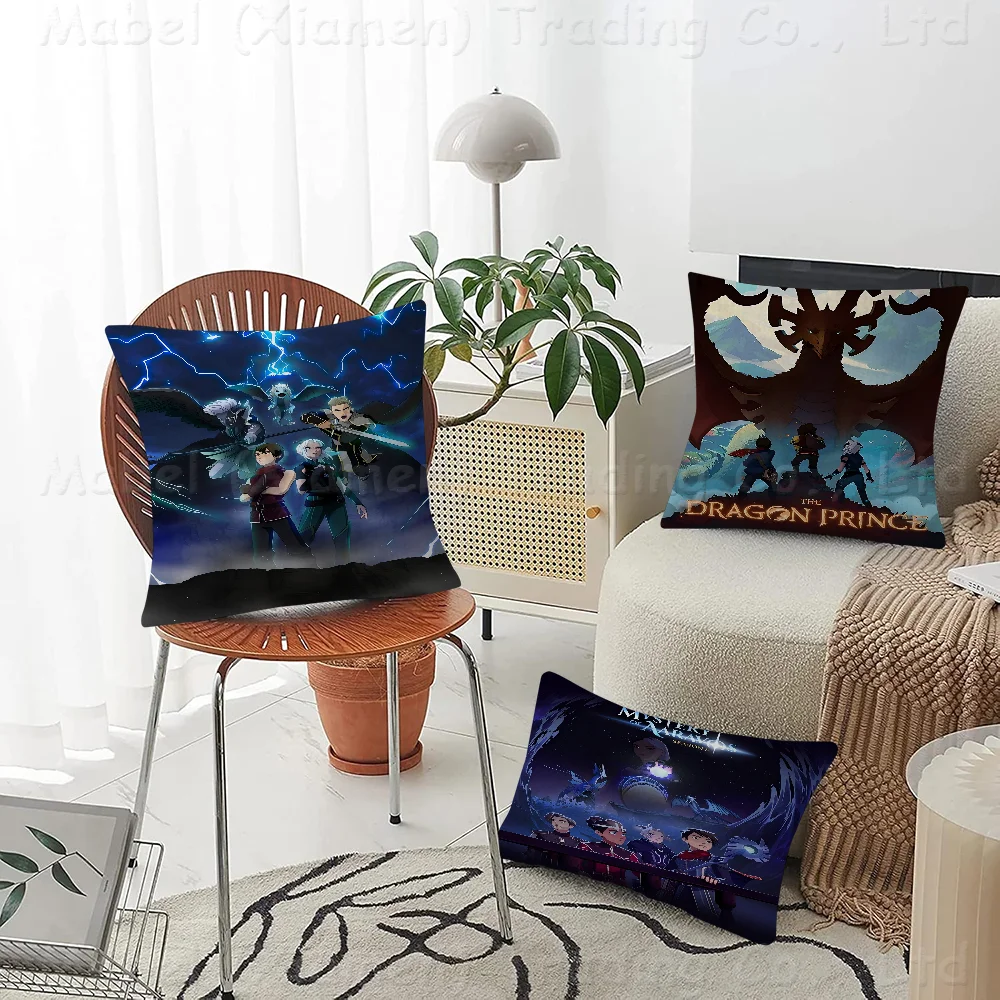 2023 The Dragon Prince Cartoon Cushion Cover Inches Farmhouse Decor Home Throw Pillow Covers For Couch Decorations