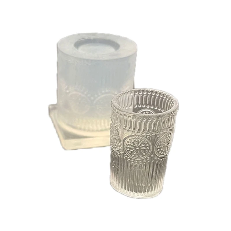 Cup Silicone Mold Mini Bottle Resin Mould for Miniature Beer Glass