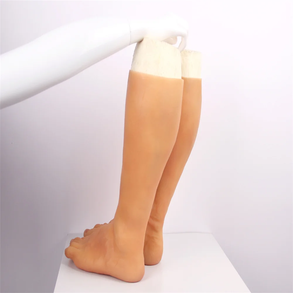 Imagem -05 - Luvas Reais Unisex Silicone Tpe Corpo de Manequim do pé Feminino Adereços Protéticos Mágicos da Criança Cosmetologia Médica E181 40*25cm