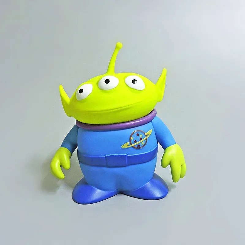 Cartoon-Film-Spielzeug-Thema Niedliches Dreiäugiges Monster Grüner Mann Alien Puppe Figur Anime Dekoration Sammlerstück Spielzeugmodell für Geschenke – Detail 10