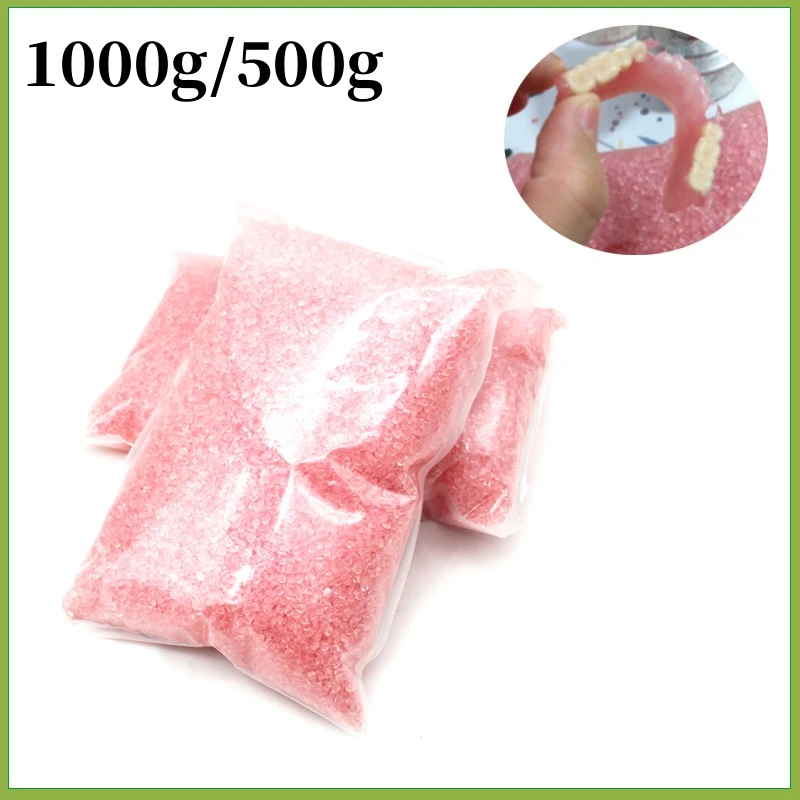 1000/500g Dental Denture Flexible Acrylic Blood Streak Simulation For False Teeth Material Dentist Clinic Dentistry Lab Material