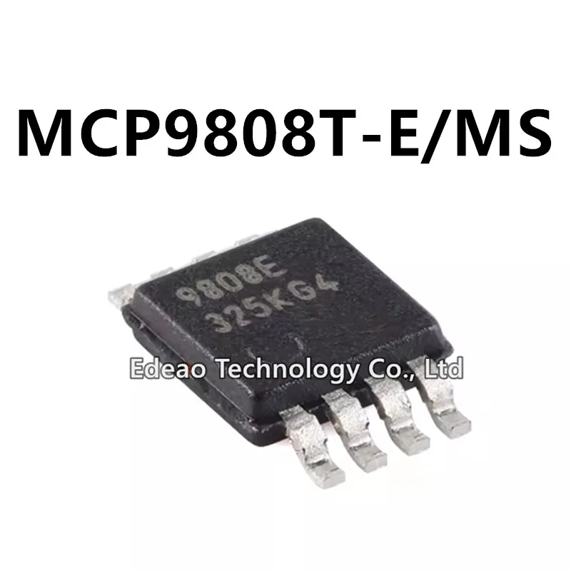 

10 ~ 100 шт./партия, новые MCP9808T-E/MS MSOP-8 MCP9808T MCP9808 SMD MSOP8, маркировка: 9808E