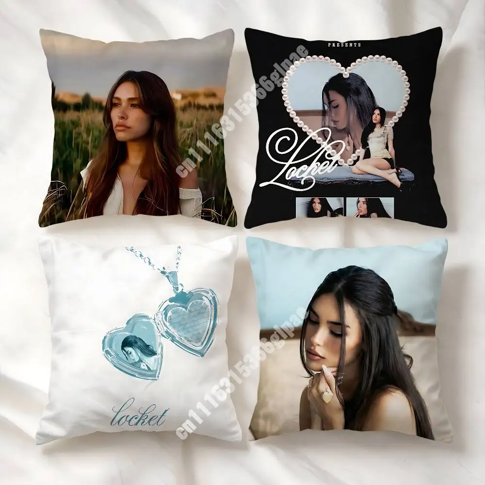 Locket M-Madison B-Beer Angel Wings Printed Pillow Cover Sofa Couch Cozy Holiday Party Furnishing Household Gift