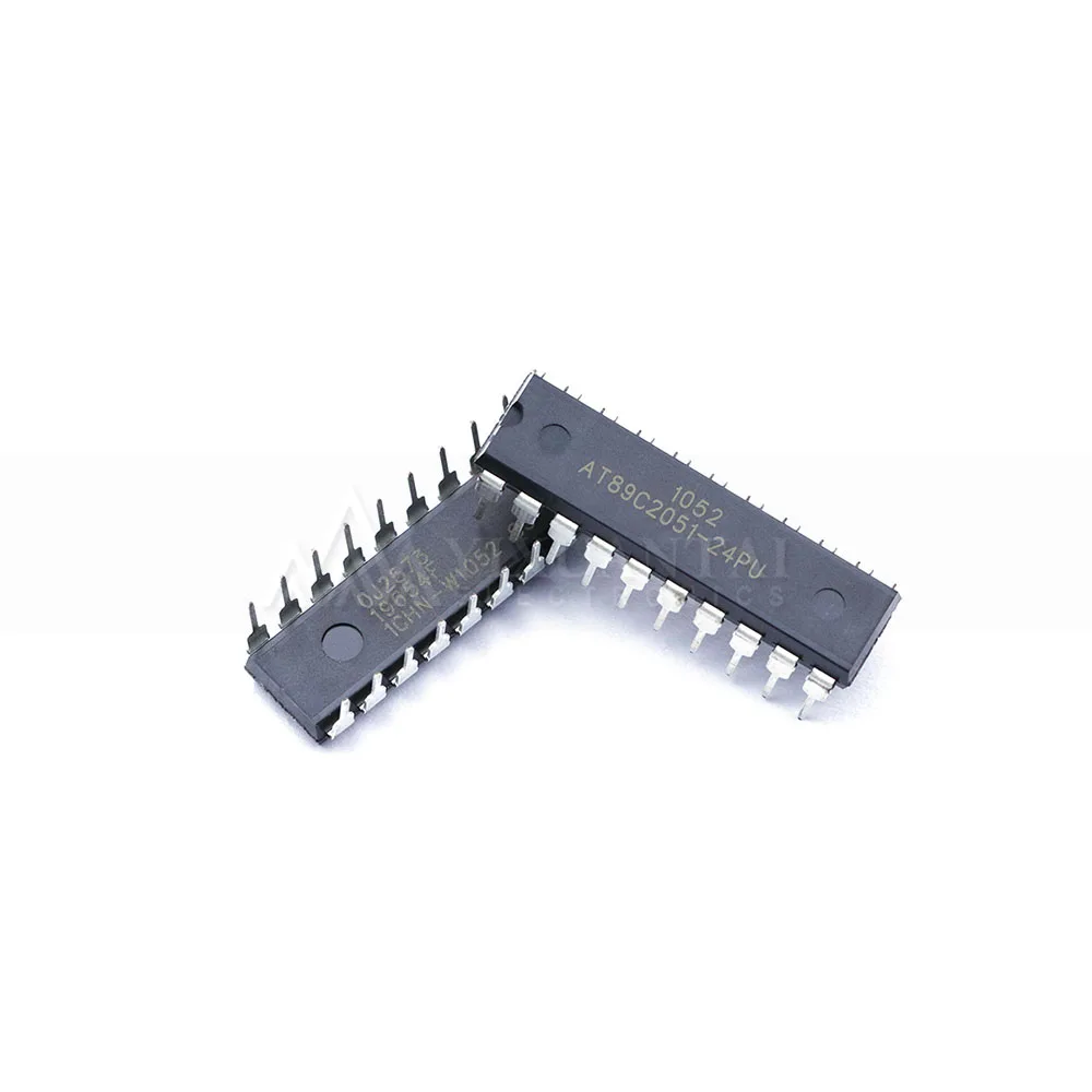 

10pcs/lot AT89C2051-24PU AT89C2051-24PI AT89C2051 DIP-20 In Stock IC chip