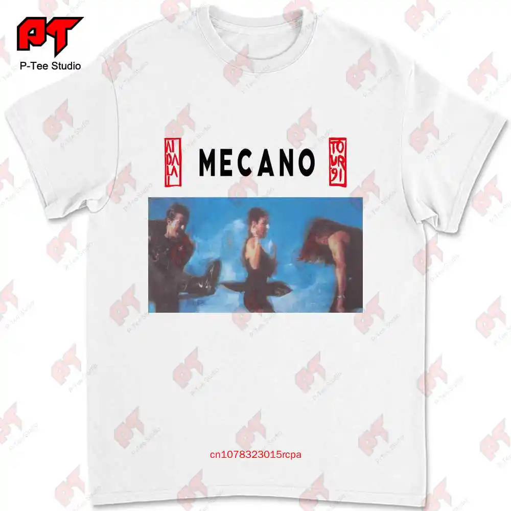 Camiseta Vintage de Mecano, camisa Pop española Synth New Wave QUPZ
