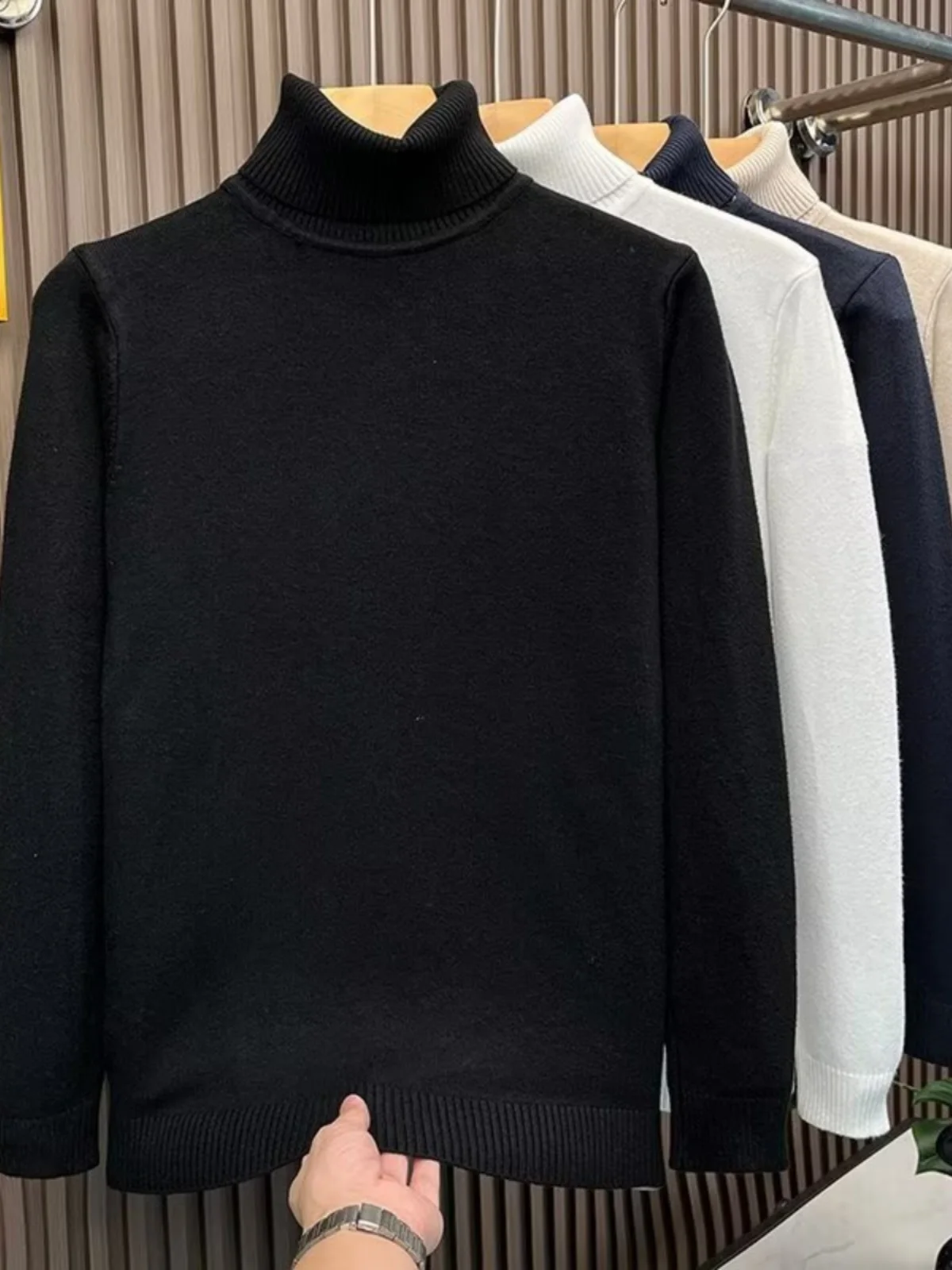 سترة خريف وشتاء أمريكية ذات ياقة عالية للمراهقين، طبقة أساسية متعددة الاستخدامات غير رسمية للرجال، شعور مميز جديد