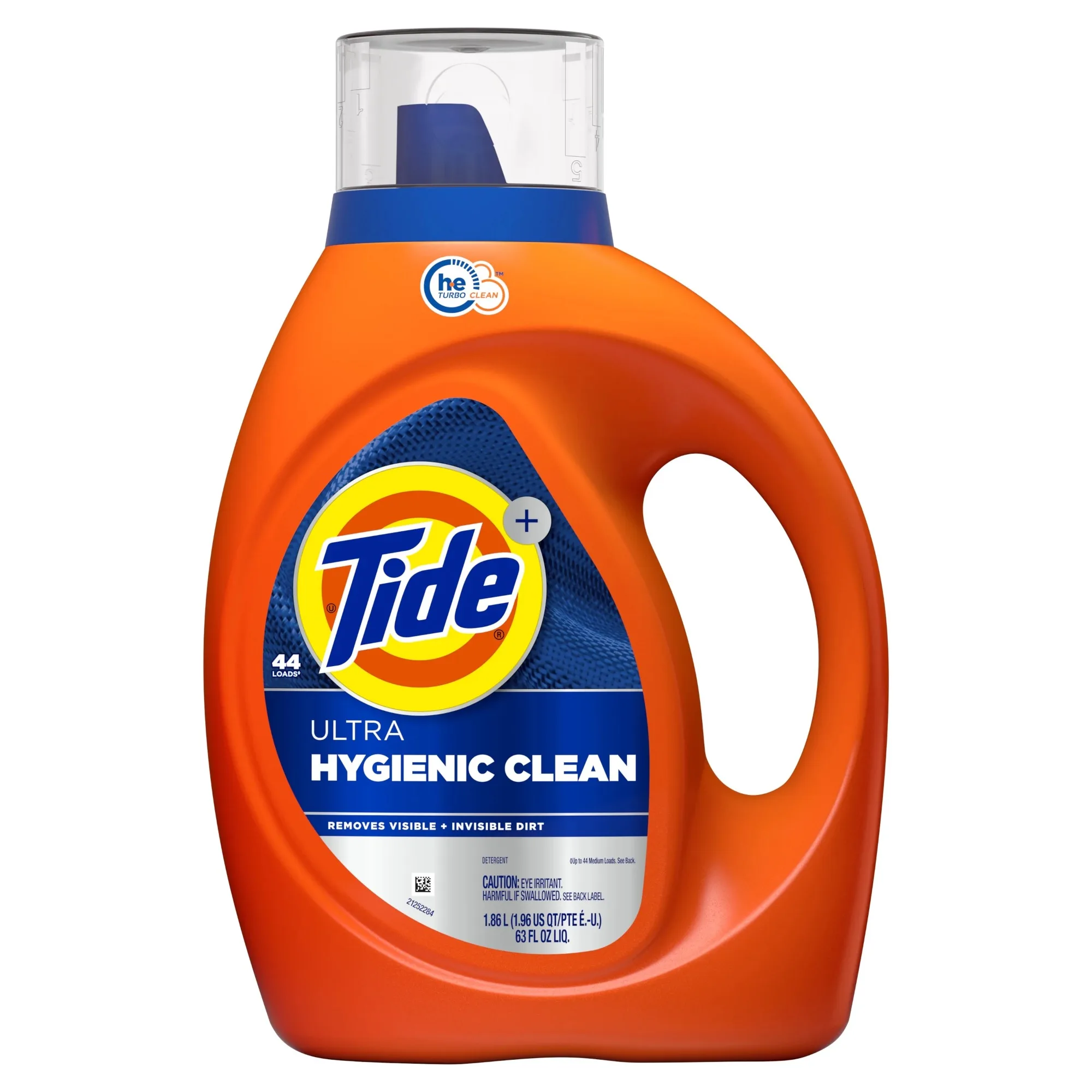Чистый жидкий стиральный порошок, оригинальный аромат, 63 жидких унций, 44 нагрузки