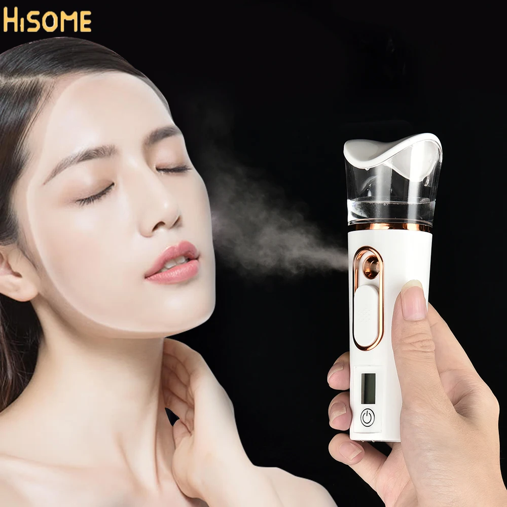 

Spray Facial Steamer Mini Handheld Portable Mist Sprayer Water Replenishment Instrument Hydration Humidifier Skin Care Tool