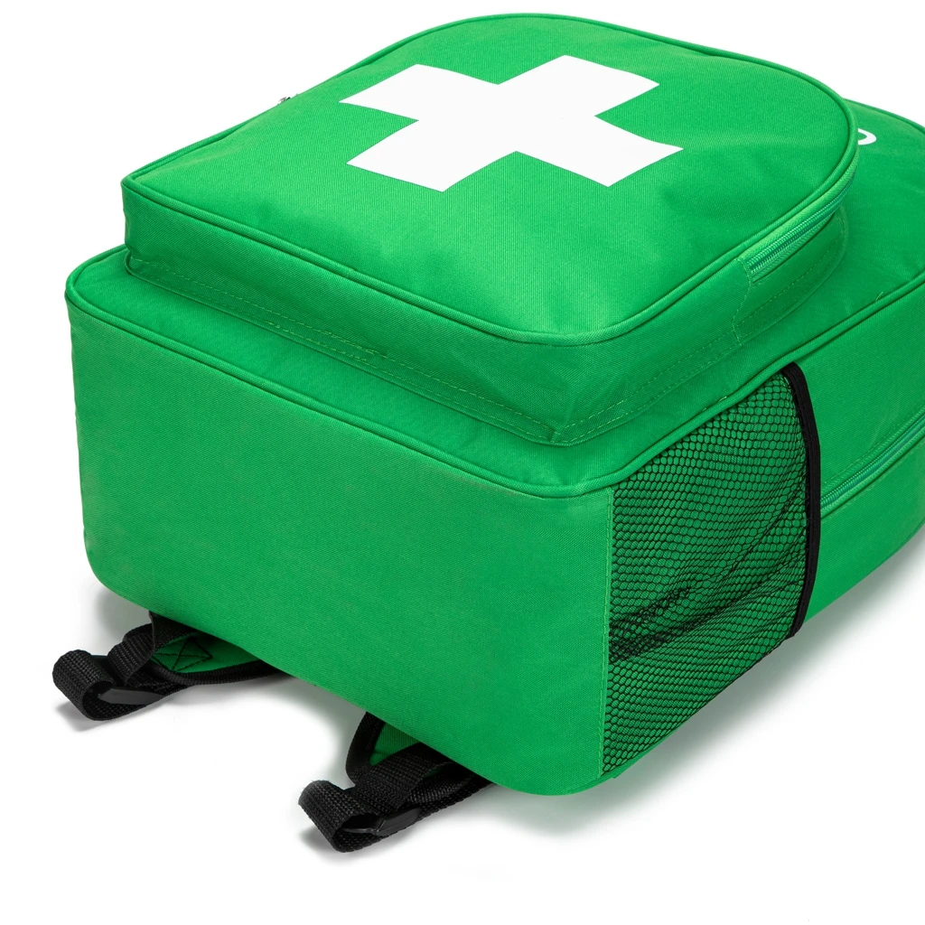 Red Emergency Bag First Aid Backpack Empty Medical First Aid Bag Treatment First Responder Trauma Bag for Preschool Field Trips