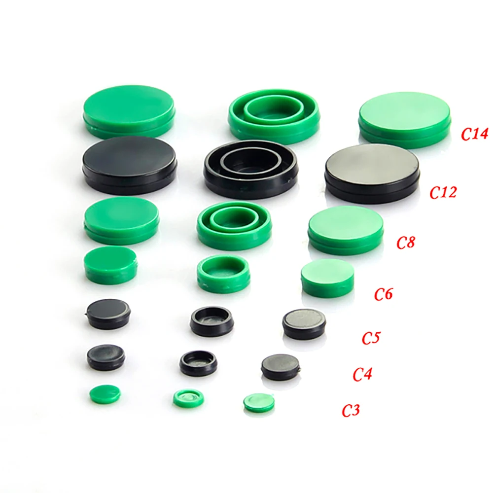 HGR15 HGR20/25/30/35/45 MGN9 MGN12 MGN7 MGN15 Linear Guide Seal CNC Par 100 Pack Nylon Plastic Dust Cover Green Protective Cap