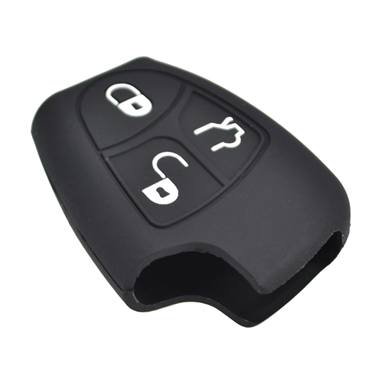 3-przyciskowy silikonowy pokrowiec na kluczyk samochodowy pasujący do Mercedes Benz CLS SL C E S CLASS Remote Smart Keyless Case Holder Protector