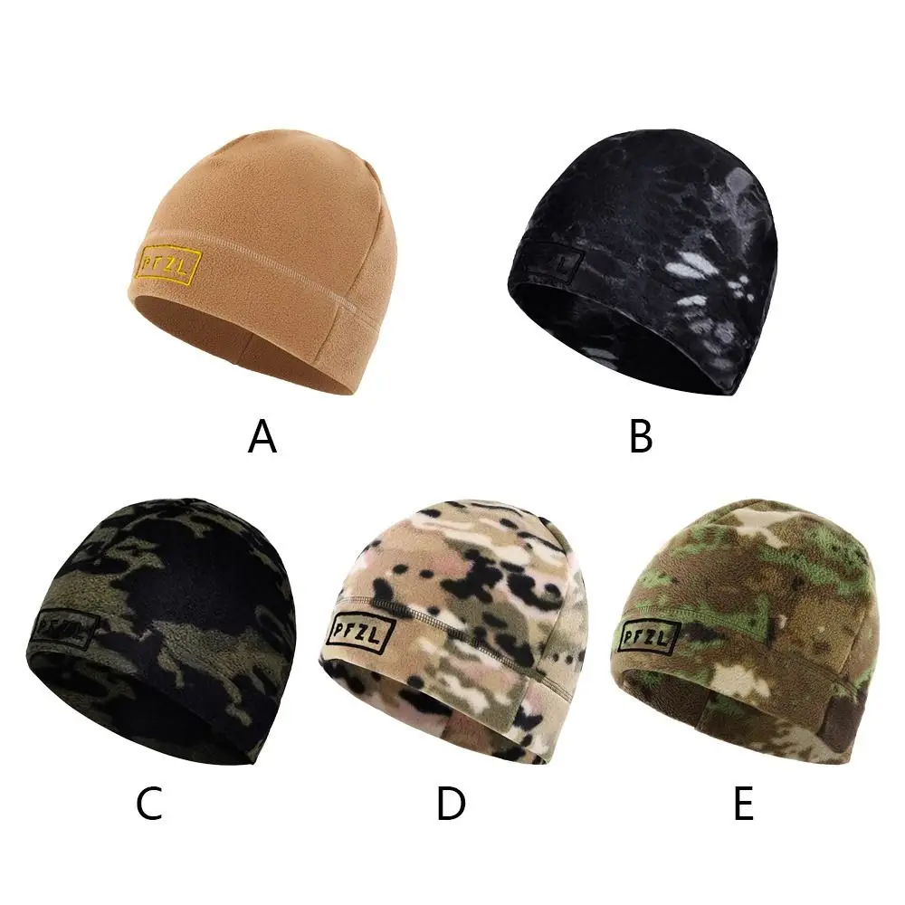 Outdoor Hunting Ski Baggy Hat Windproof Cuffed Beanies Bonnet Fleece Hats Skullcap Hiking Caps Military Tactical Cap