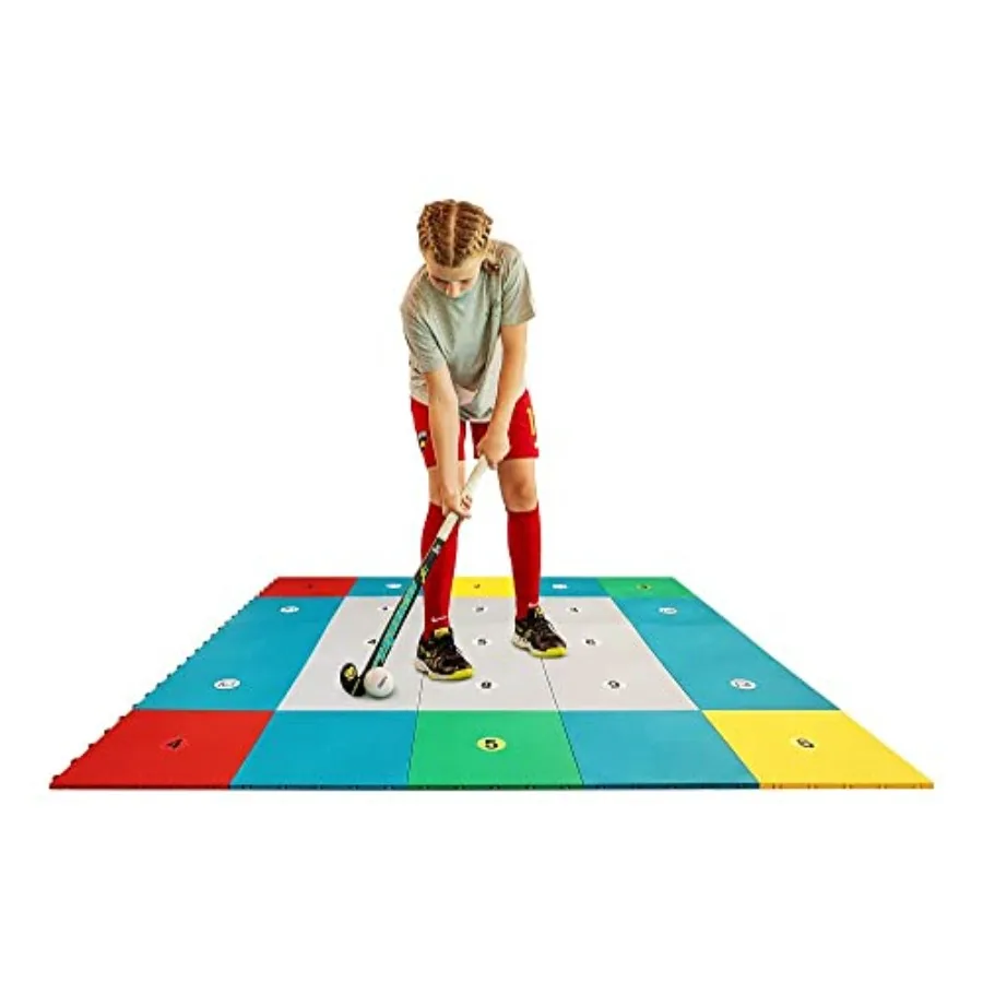 

Professional Training Surface Field Hockey Flooring Tile for Indoor Use Durable Non-Slip Rubber Material Dark Green Color High