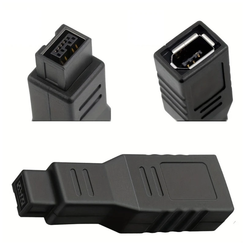 

9Pin Male to 6Pin Female Fast Speed Adapter For FW 400 to 800 1394 B Converter 9Pin Male to 6pin Female 896C