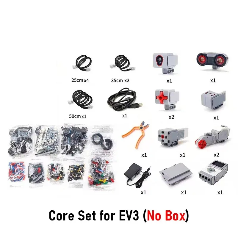 Compatible with EV3 45544 45560 Parts Package Teaching Aids Robot Building Blocks Education Core Set Parts DIY Toys Gifts