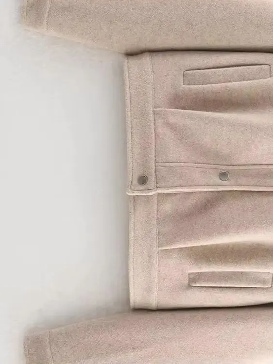 

HH женский однобортный костюм с карманами и съемными меховыми лацканами, женское осеннее пальто на пуговицах с длинными рукавами для отдыха