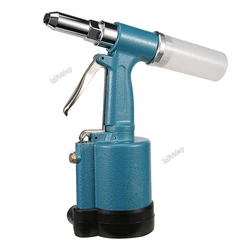 Prego Industrial Ferramenta de Rebite, 3-Jaw Air Riveter, Heavy Duty Pneumática Rebitagem Gun, Capacidade 2.4mm, 3.2mm, 4.0mm, 4.8mm