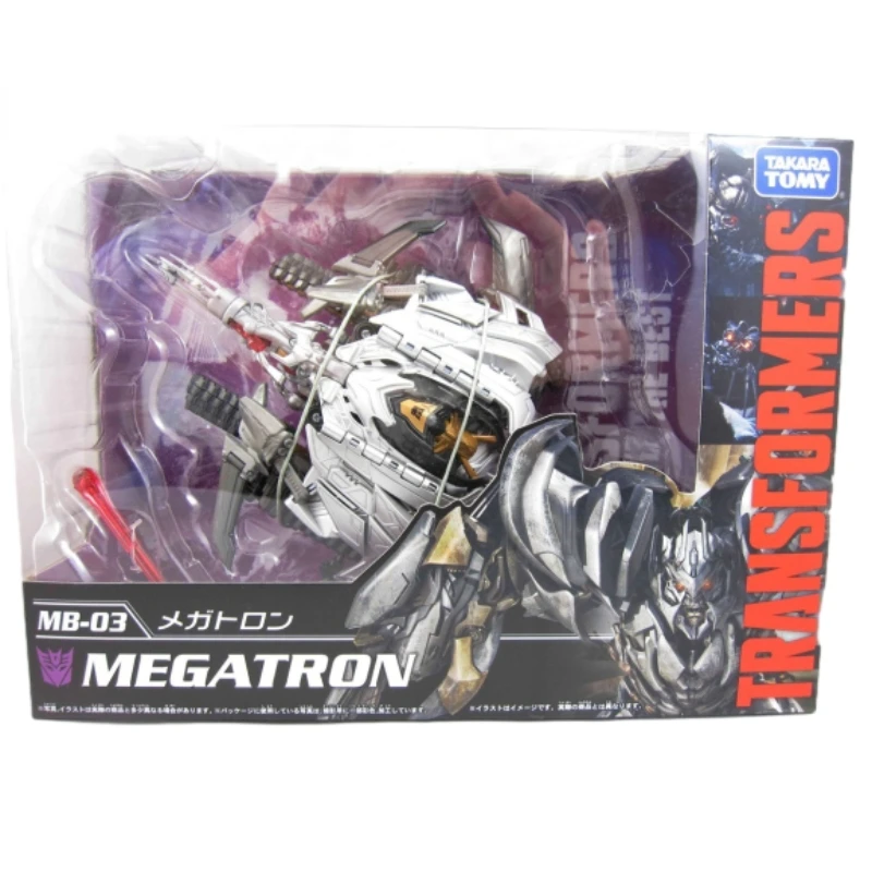 In stock Takara Tomy Transformers Toy Movie The Best Series MB-03 Megatron Action Figure Robot Collectible Children\'s Toy