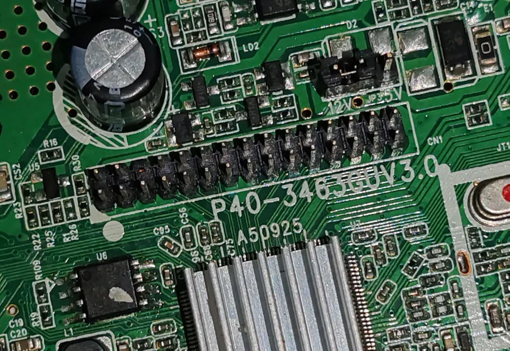 

P40-3463GUV3.0 Three in one LED TV motherboard, physical photo, tested well, for voltage 42-55v 270ma 36w