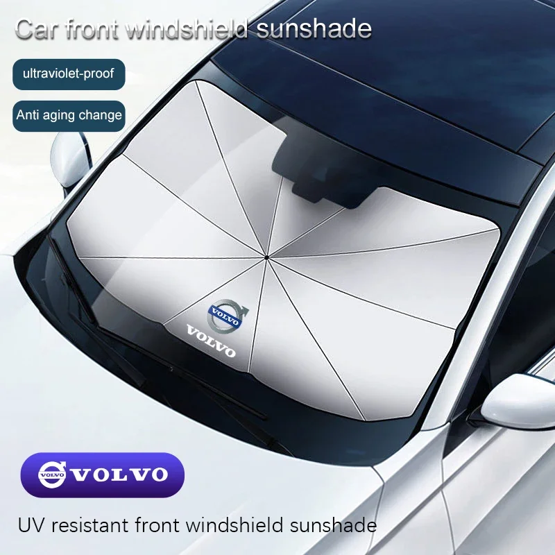 Pára-brisa dianteiro do carro guarda-sol luz evitar guarda-chuva para volvo xc60 xc90 v40 v60 s60 v50 v90 s80 c40 xc40 v70 xc70 c30 ex90