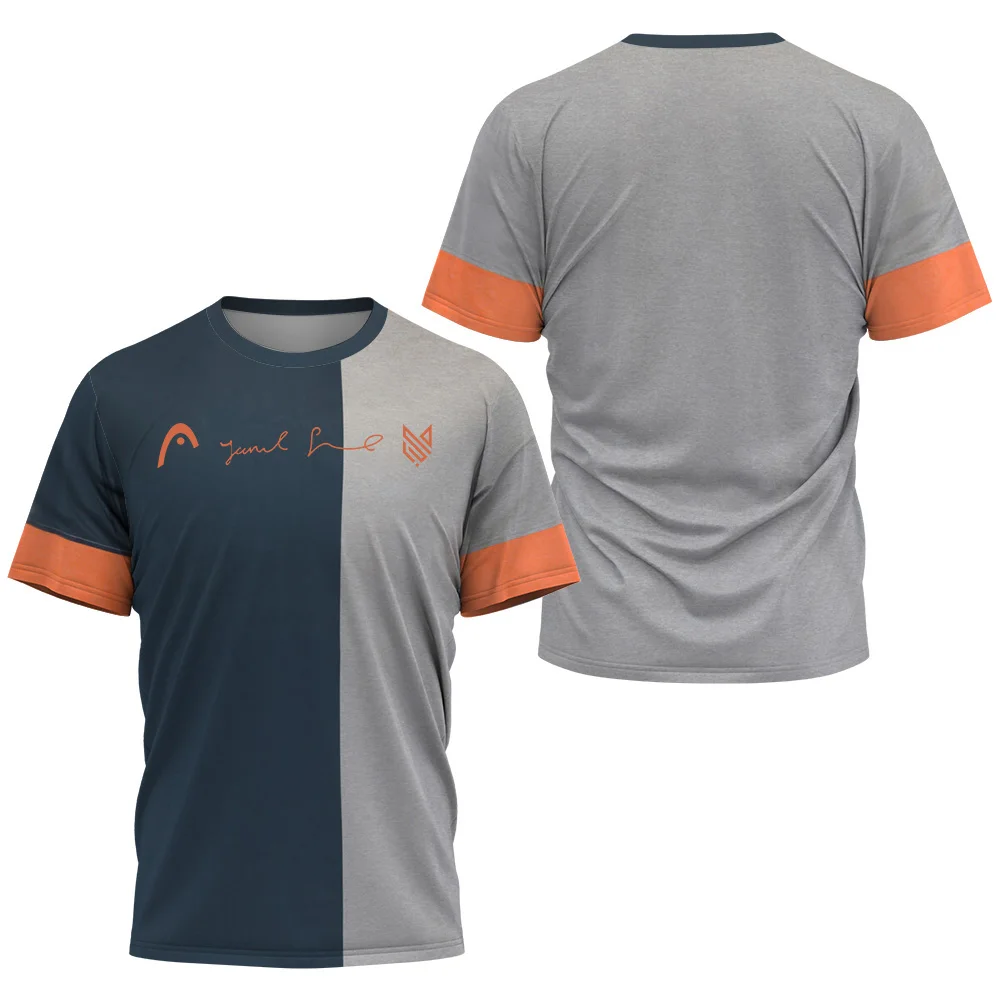 

Jannik Sinner Co брендовая теннисная спортивная футболка с цветным 3D принтом, мужская быстросохнущая футболка для бега, фитнеса и тренировок