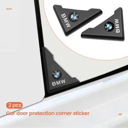 2Pc Car Door Corner Cover Bumper Crash Scratch Protector Sticker For BMW X1 X3 X4 X5 E46 E90 F20 E60 E39 F10 M1 M2 M3 M5 M6 E87