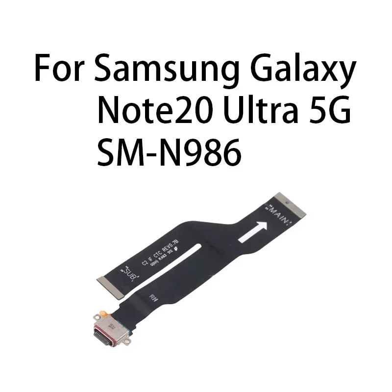 

USB Charge Port Jack Dock Connector Charging Board Flex Cable For Samsung Galaxy Note20 Ultra 5G SM-N986