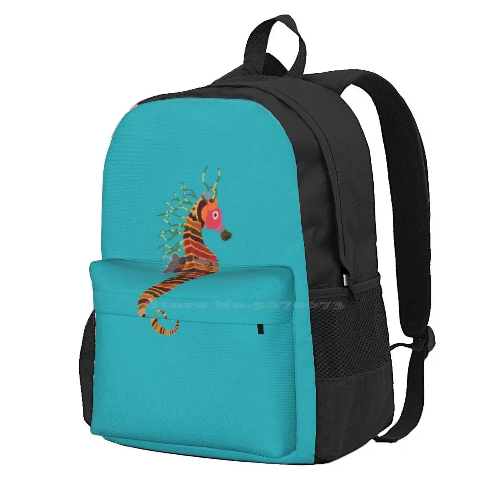 Crayon Ponyfish Hot Sale Schoolbag Backpack Fashion Bags The Life Aquatic With Steve Zissou Wes Anderson Bill Murray