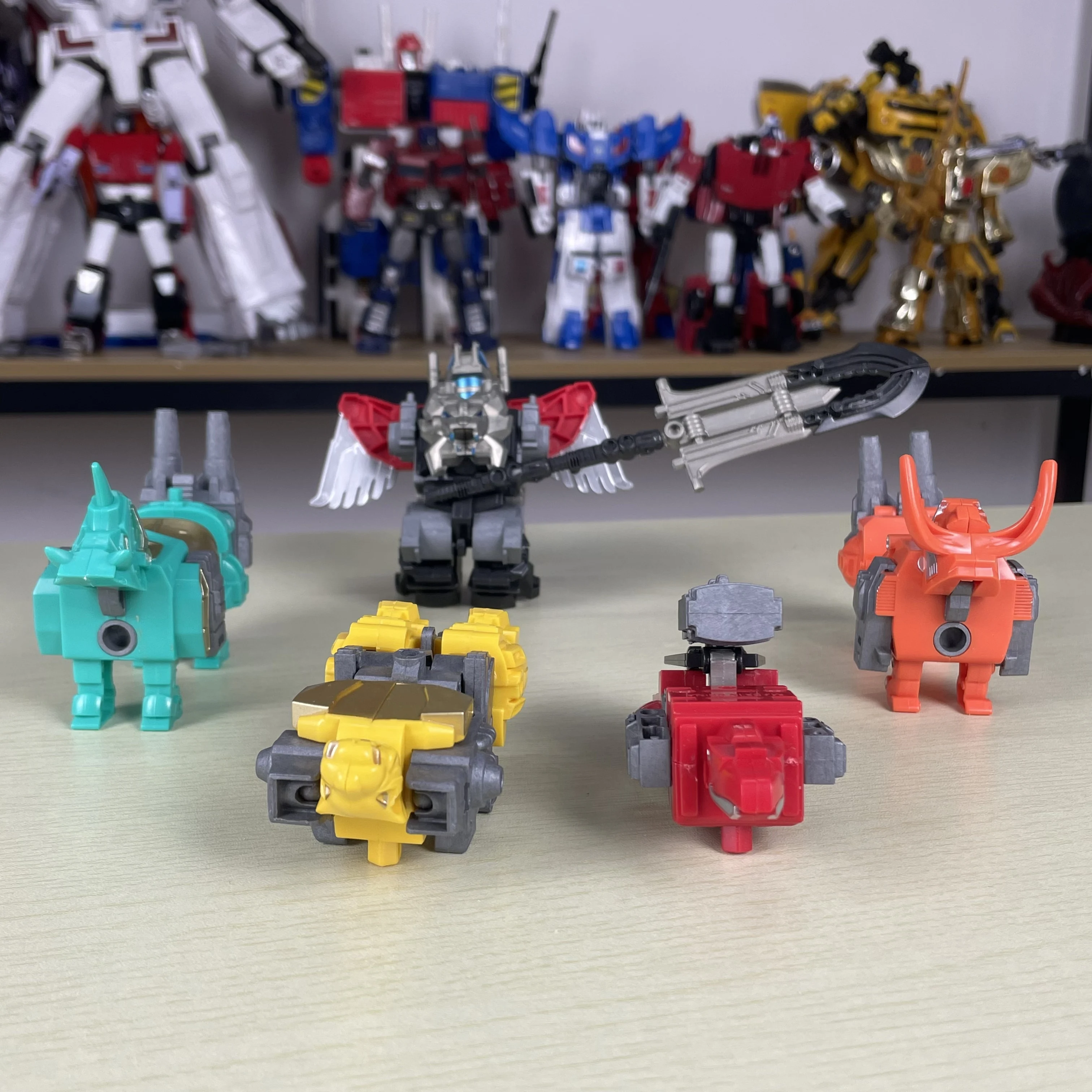 TENGYANG mechaniczna bestia transformacja robota 16CM 5 w 1 Predacons Predaking figurka prezent dla dziecka