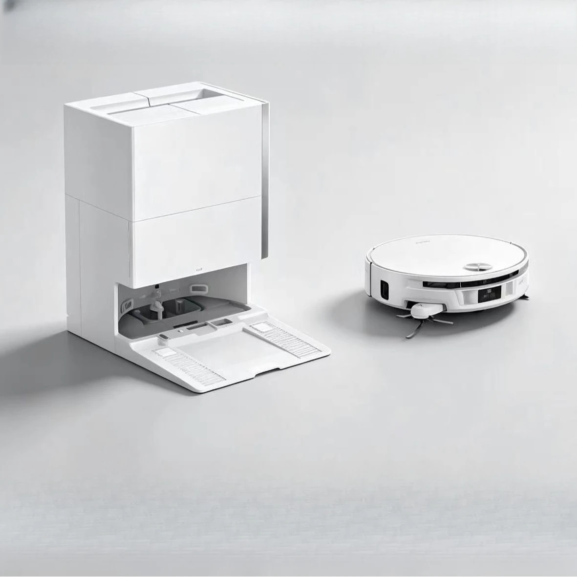 Robot Vacuum Cleaner, 2-in-1 Sweeping and Mopping, Self-Cleaning, Automatic Floor Cleaning Machine