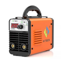 HITBOX 2 in 1 ARC Welder Machine AT2000 110/220V, Coated Arc Welding, LIFT TIG MMA Welding Machine LCD Display, Inverter DC