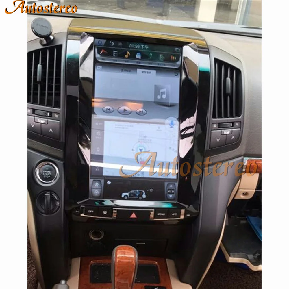 Carplay For TOYOTA LAND CRUISER LC200 2008-2015 Tesla Android 11 Car GPS Navigation Stereo Head Unit Multimedia Player Media