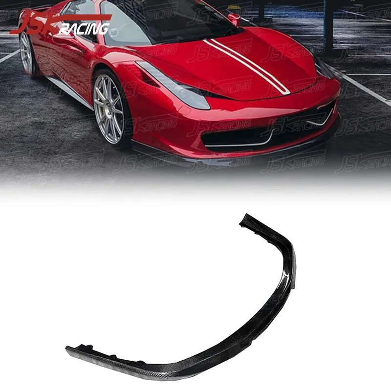 

Carbon Fiber Front For 458 Italia Spider 2011-2016 Car Bumper Lip Spoiler Modified Upgraded Vorstein Style