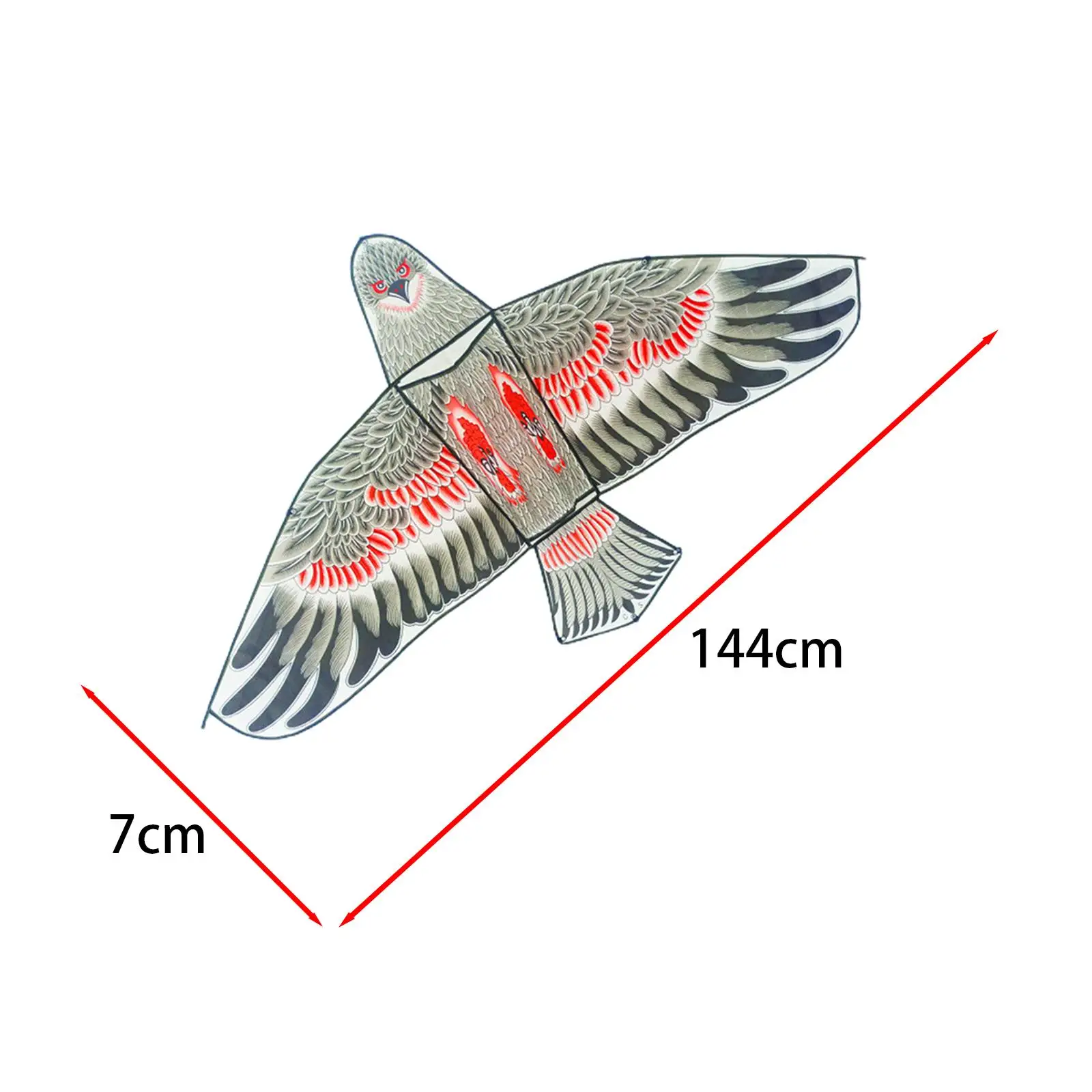 Eagle Kite Bird Deterrent Large Kite Sport Kite Birthday Gift Single Line Kite for Park Travel Adults Kids Beach Trip Outside
