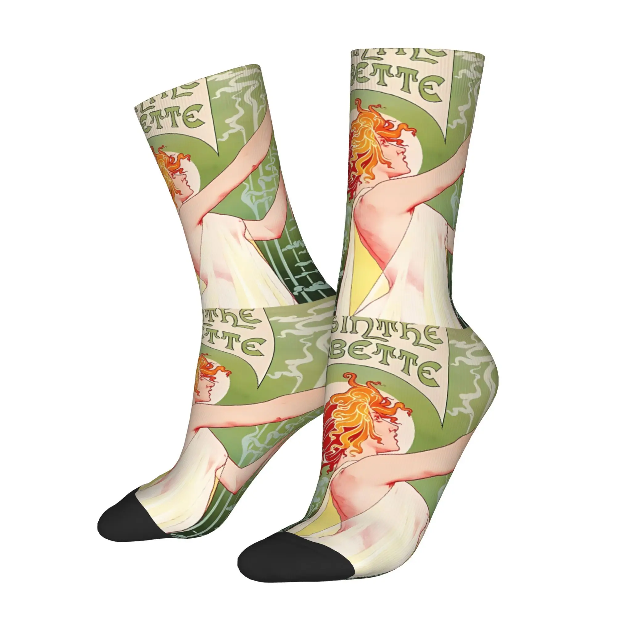 

Absinthe Robette Socks Male Mens Women Spring Stockings Harajuku