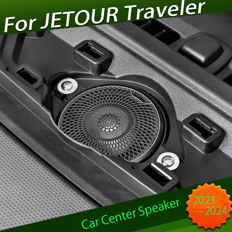 Center Speaker Modificação Instrumento, Audio Center Control Acessórios, Fit para Chery Jeep Traveler T2 2023 +