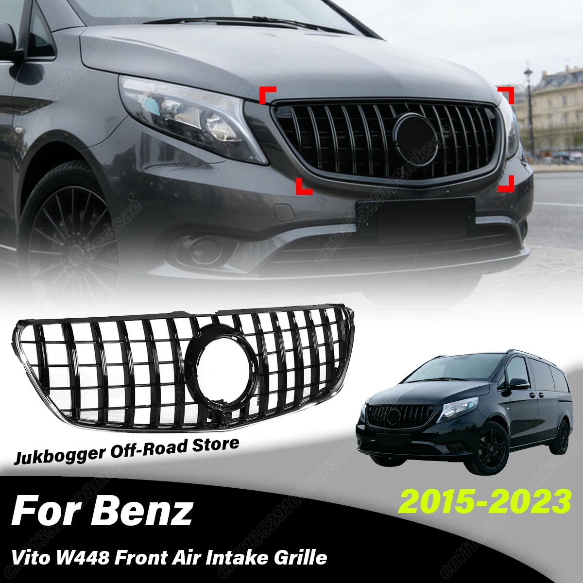 

For Mercedes Benz Vito W448 2015 2016 2017 2018 2019 2020 2021 2022 2023 Car Front Grille Heat Dissipation Decoration Body Kit